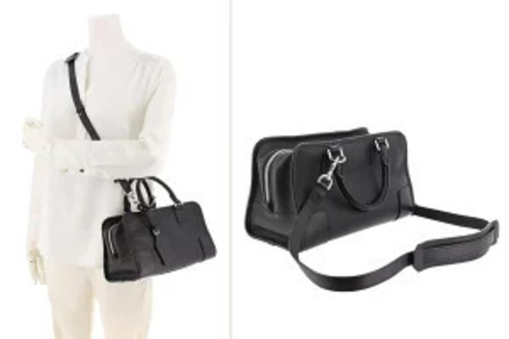 Loewe Amazona Bag Black Leather
